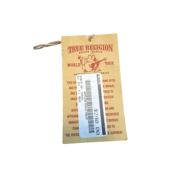 NWT Vintage Y2K True Religion Joey Lowrise Bootcut Black Jeans w/ Crystals 27 - Picture 7 of 7